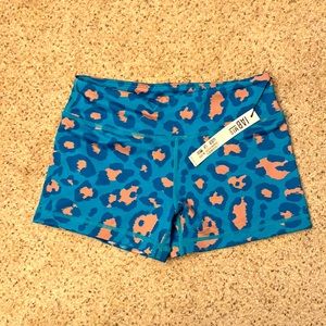 Blue leopard print - IABMFG 3” inseam no ride